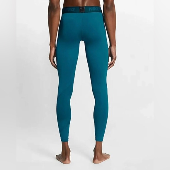 NWT Nike Pro Dri Fit Leggings Teal Color Mens XL for all Sports - Picture 2 of 7